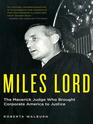 cover image of Miles Lord